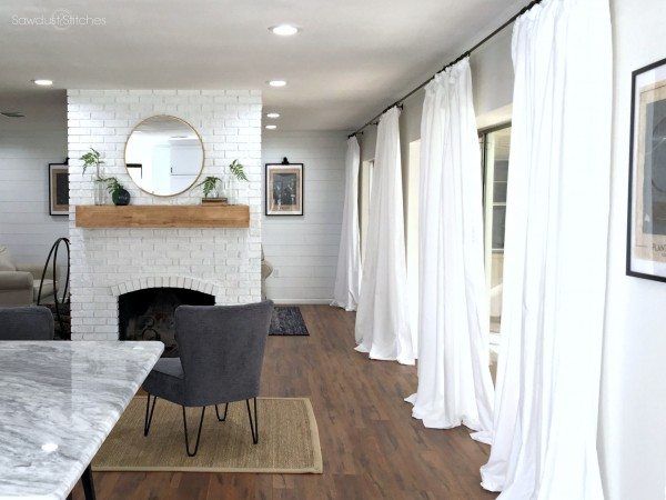 White Walls with White Curtains