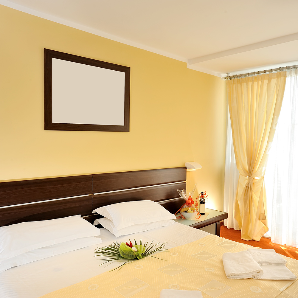 Yellow walls with Yellow Curtains
